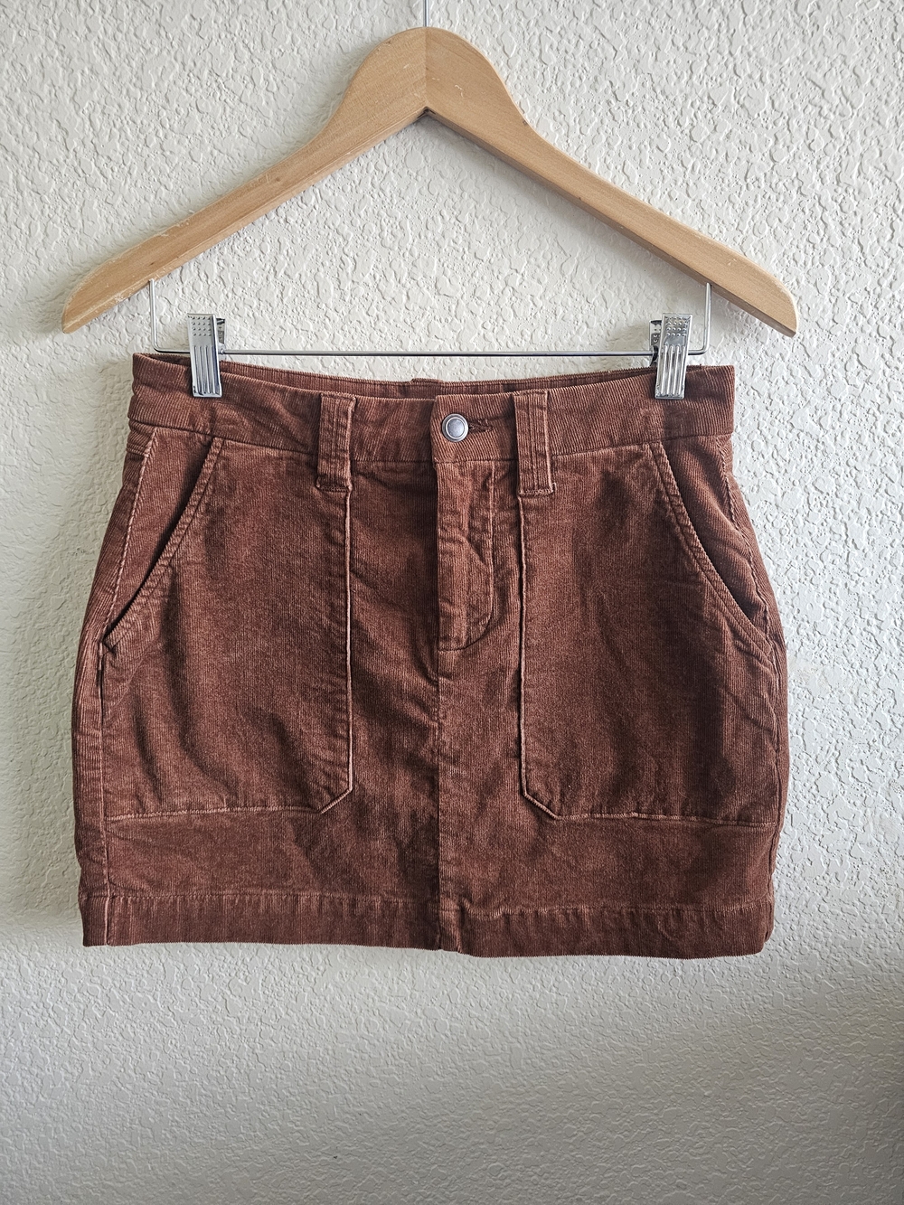 Sanctuary Corduroy Mini Skirt in Rust
